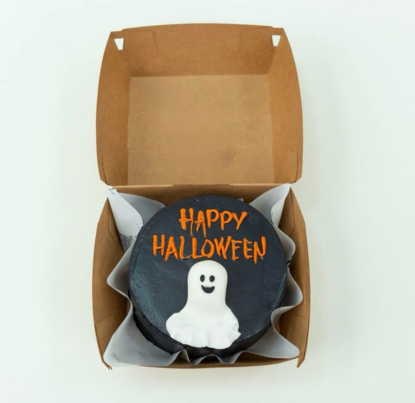 🎃 The "Happy Halloween" Bento Cake