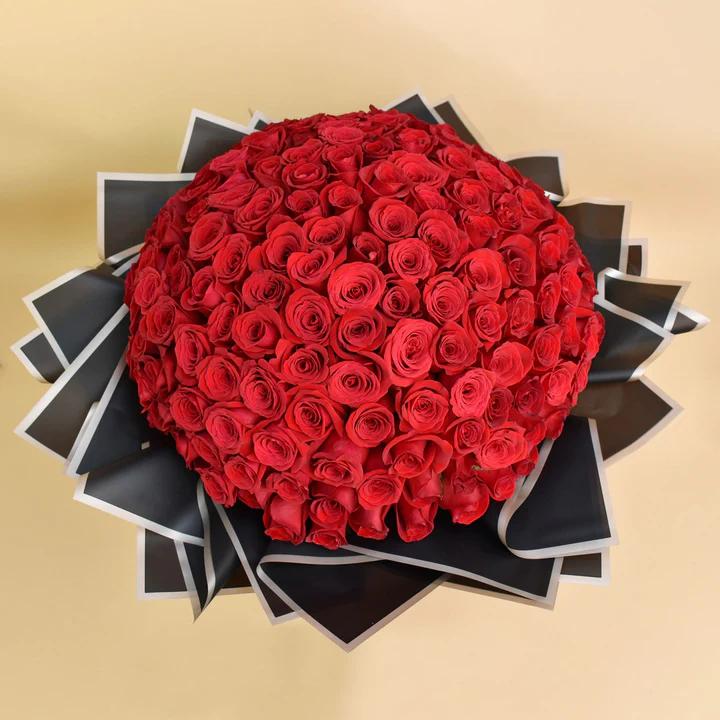 Ultimate 100+ Red Rose Bouquet