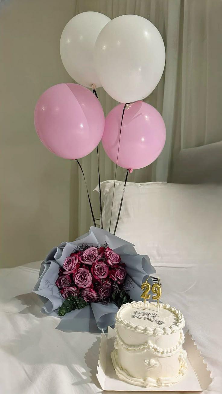 Minimalist Birthday Bedside Surprise
