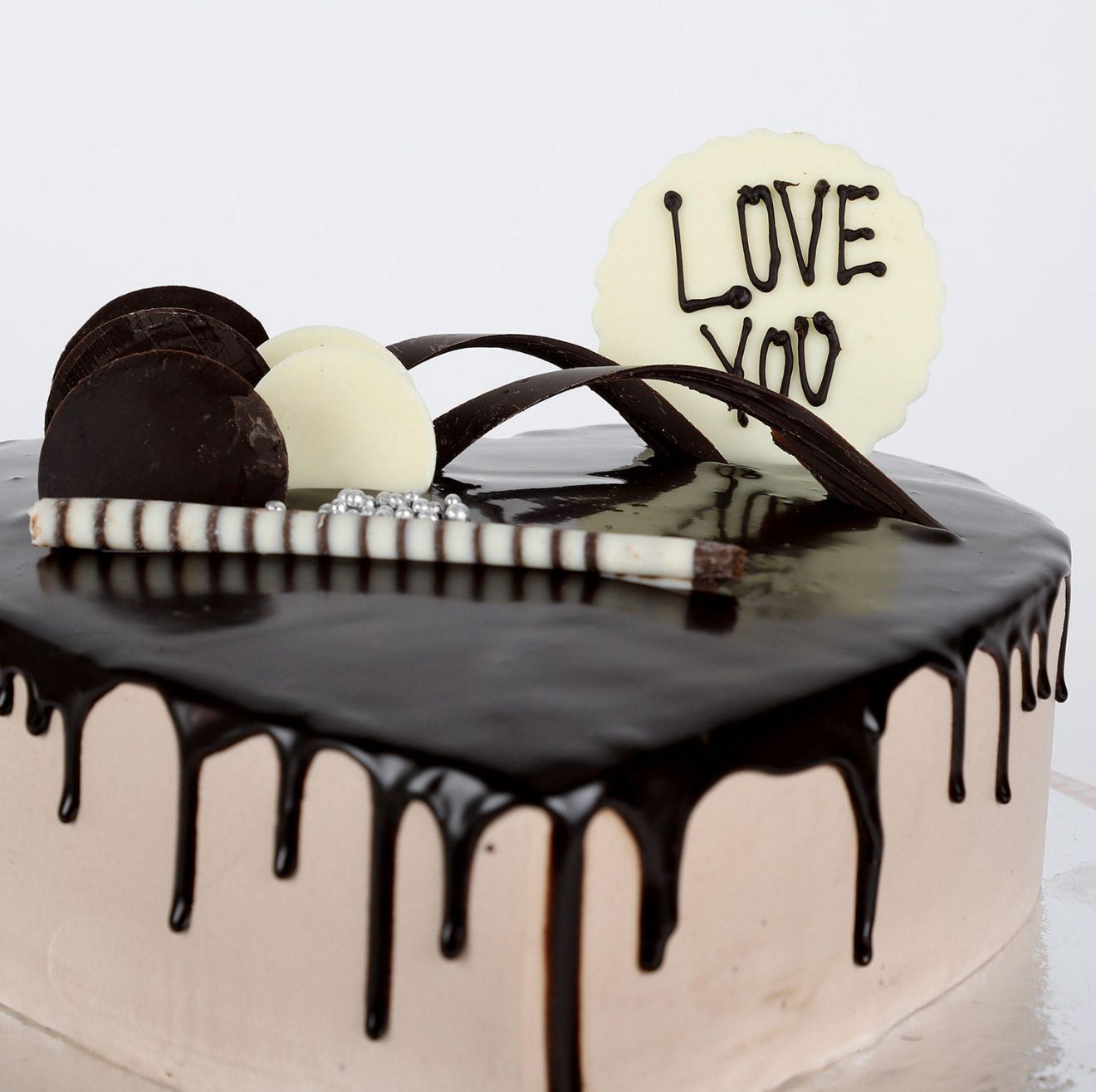 Chocolate Drizzle Cake with Choco-Sticks