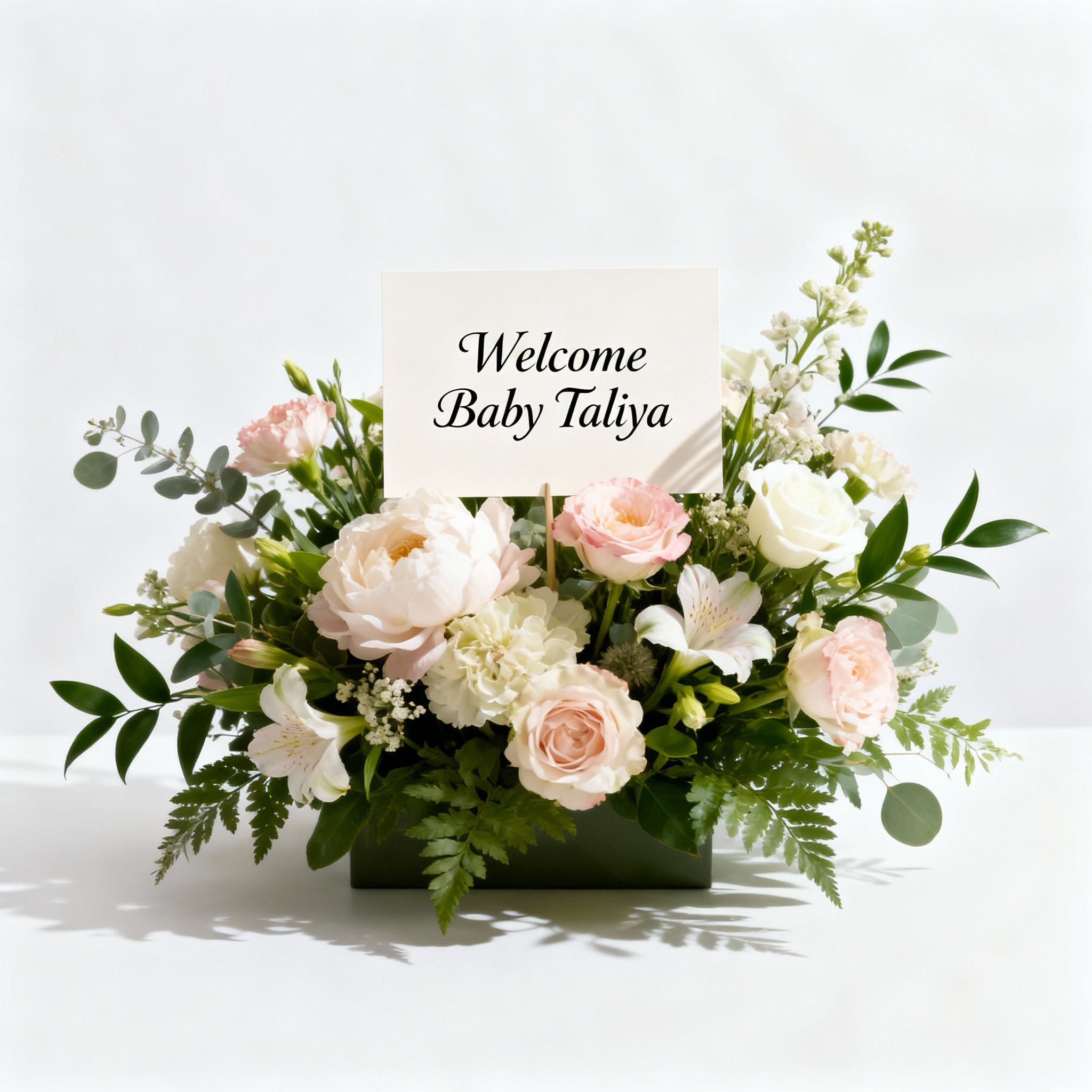 👶 Welcome Baby Taliya Floral Cradle