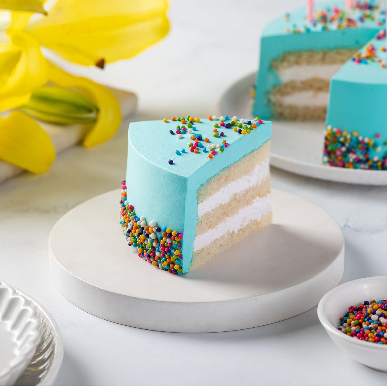 Vibrant Sprinkle Birthday Cake