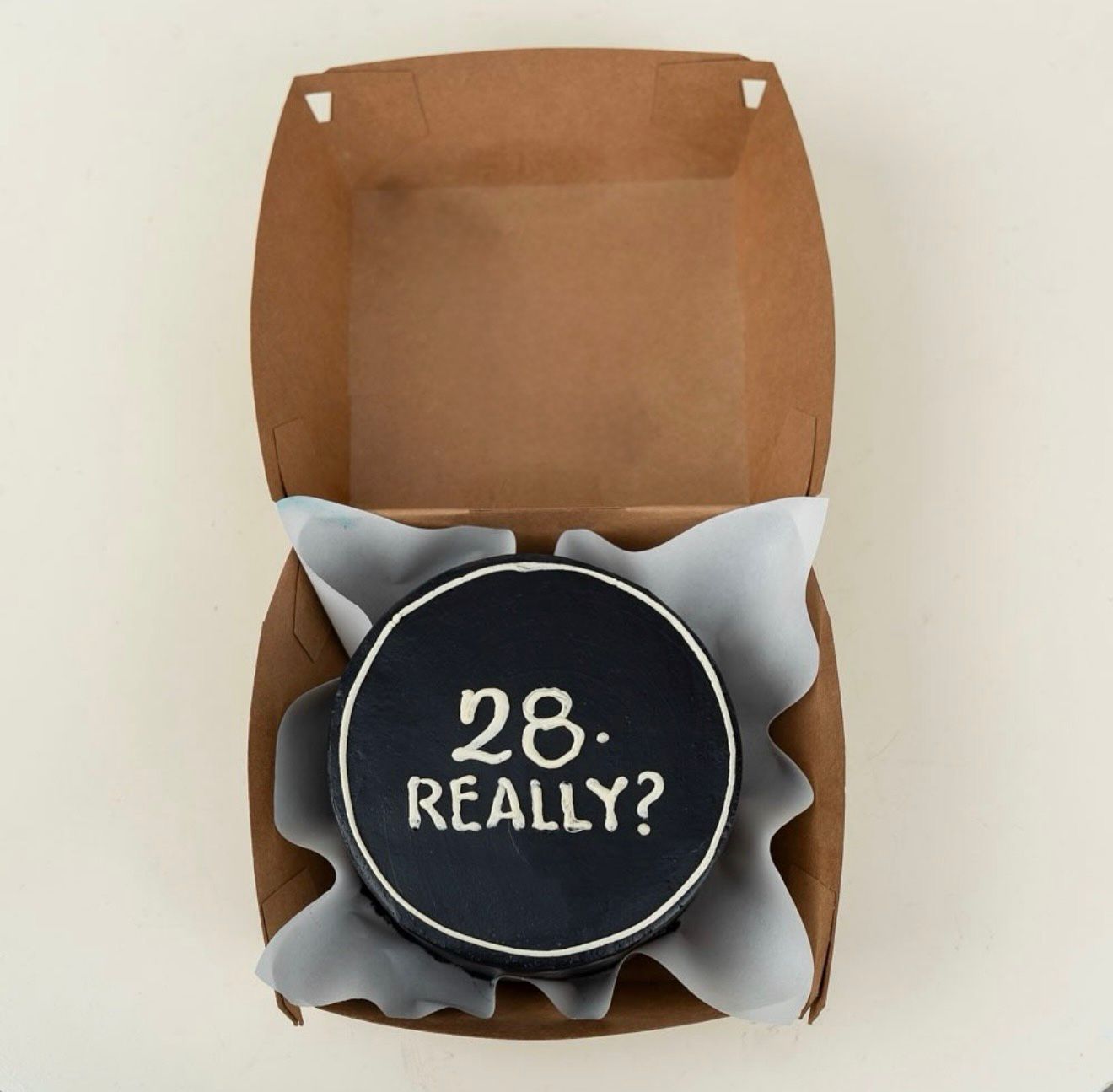 🖤 The "Over the Hill" Bento Cake