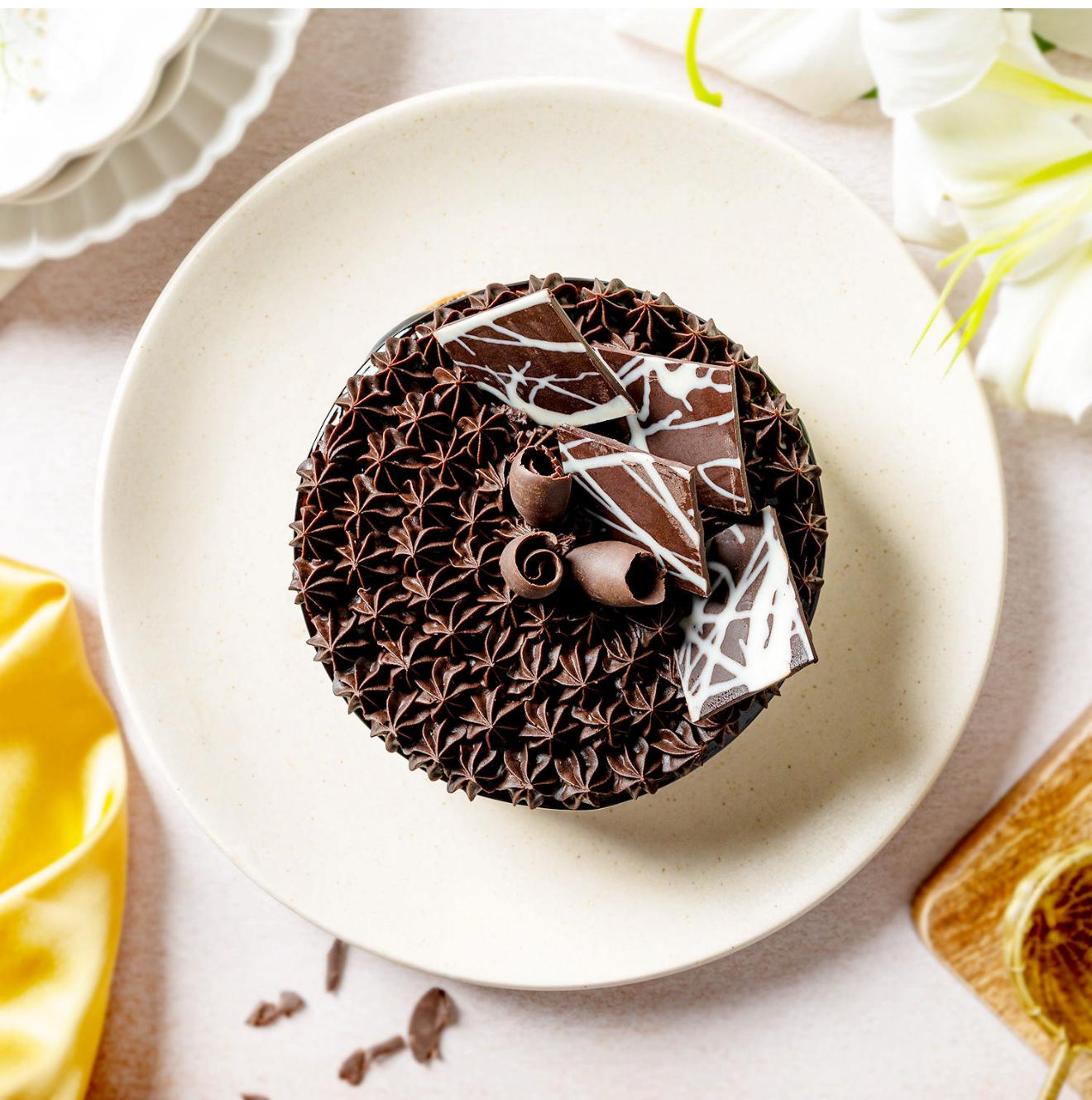 Rich Belgian Chocolate Cake