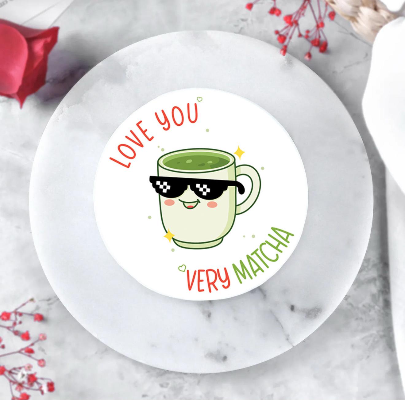 Love You Very Matcha Cake