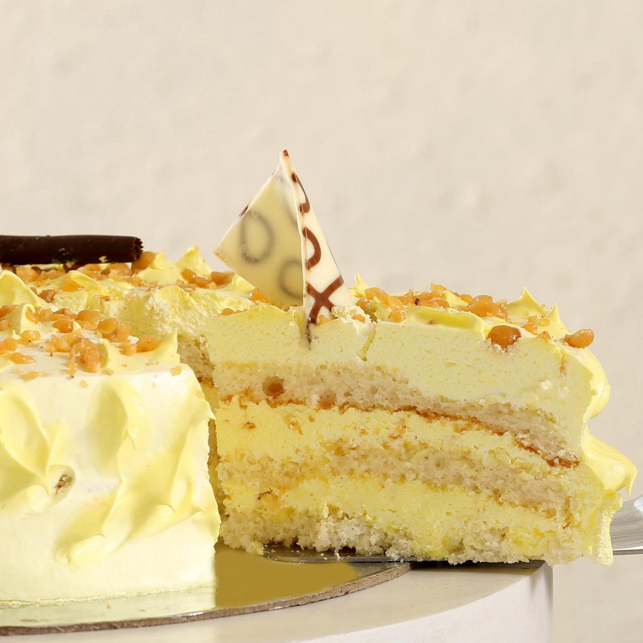 Smiley Cartoon Cream Cake