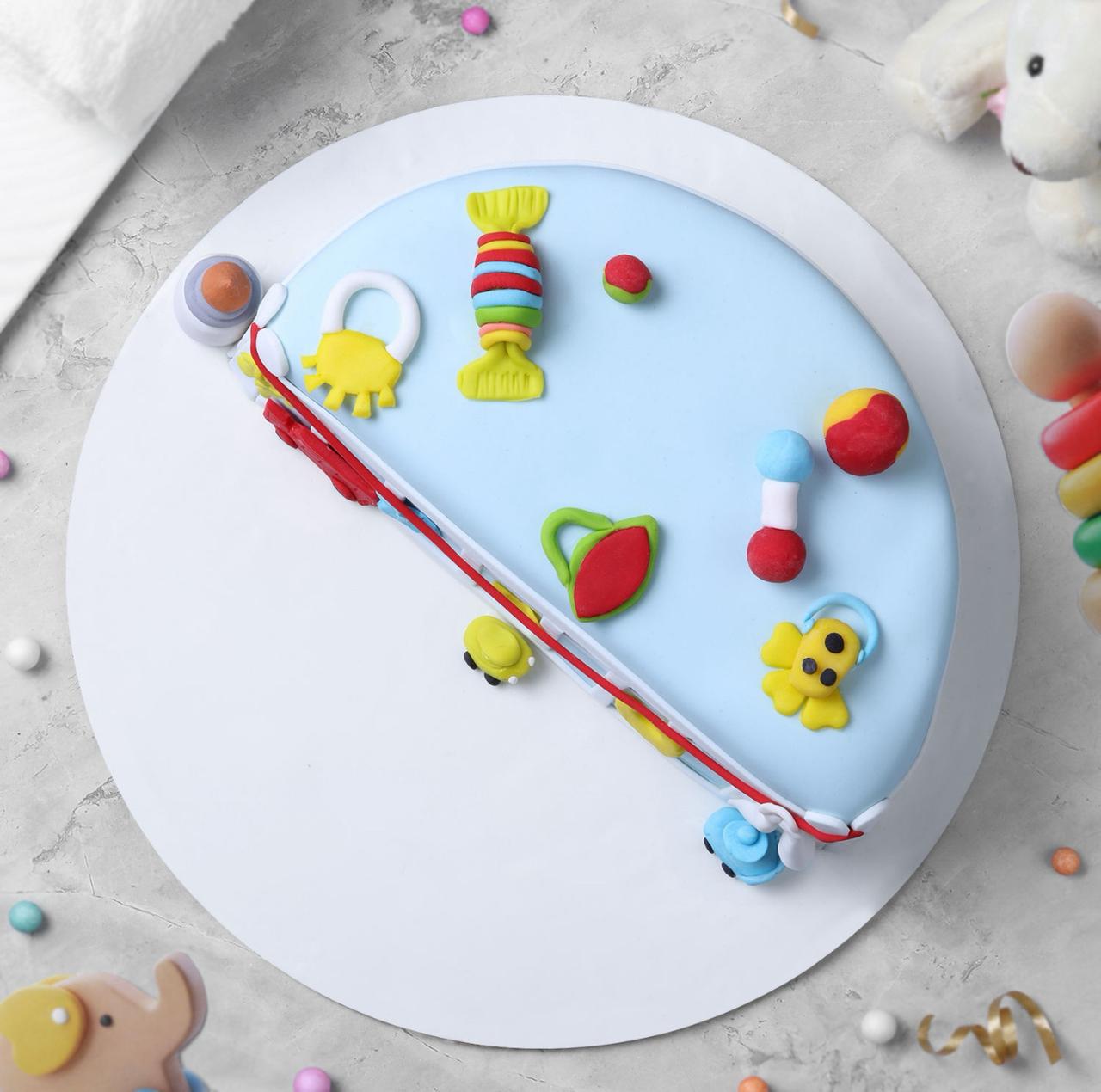 🚼 Baby Shower Theme Cake – A Sweet Welcome