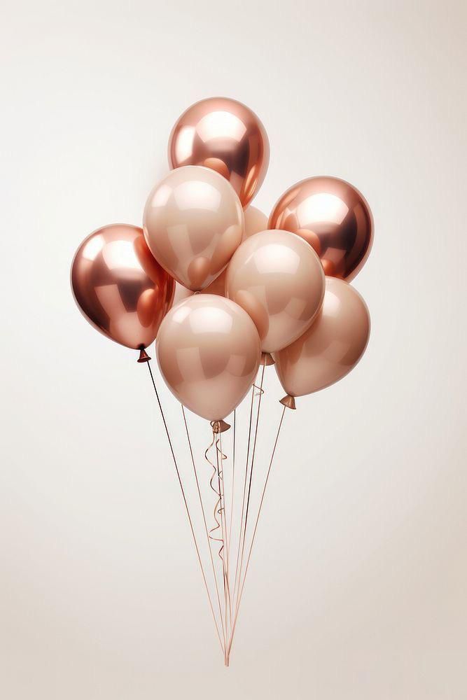 Luxe Rose Gold Metallic Balloons