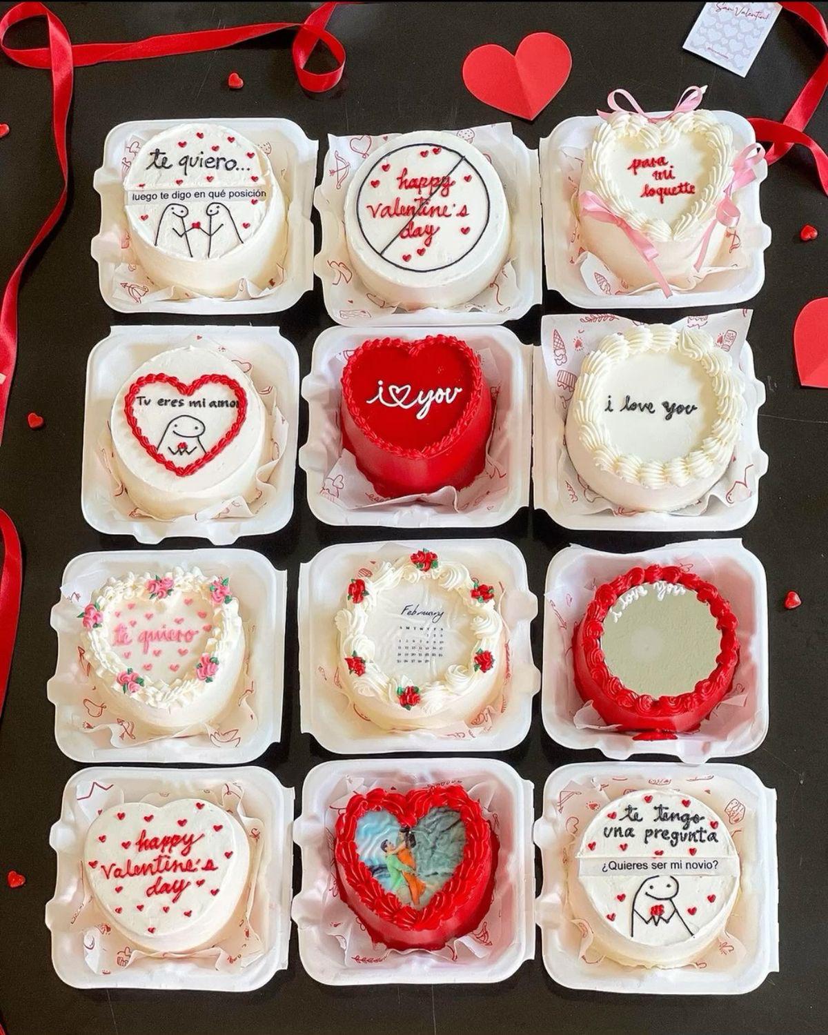 Valentine’s Day Bento Cakes ❤️