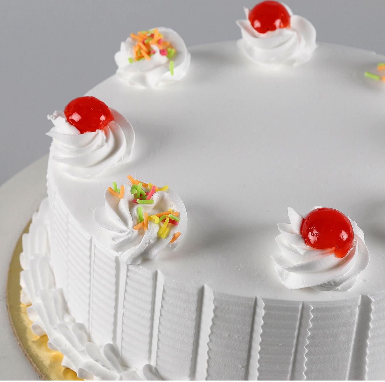 Classic Cherry Vanilla Cake