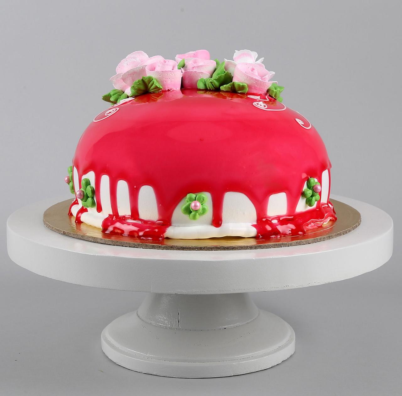 Baby Pink Butterfly Cake