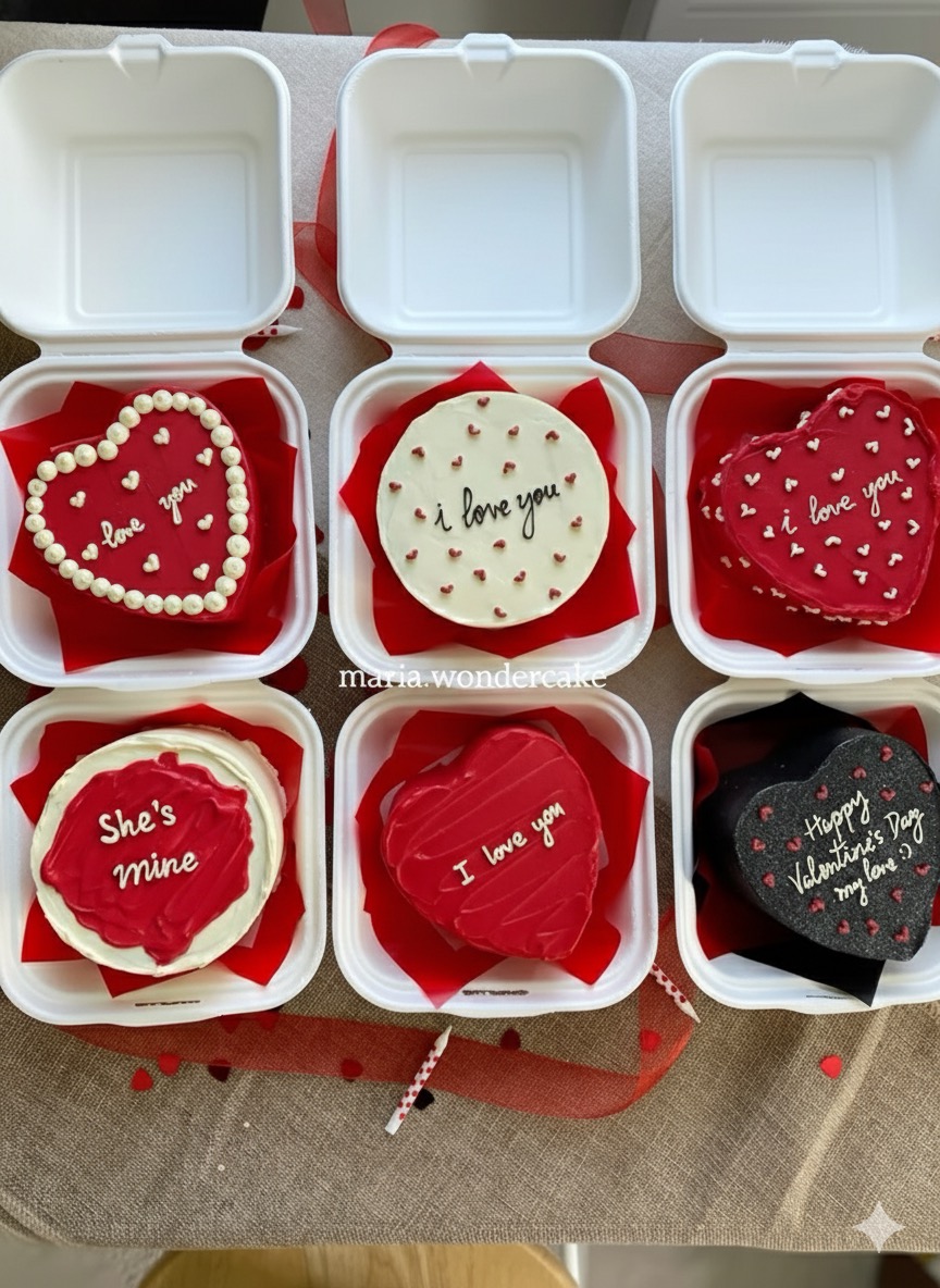 Sweet Love Bento Cakes