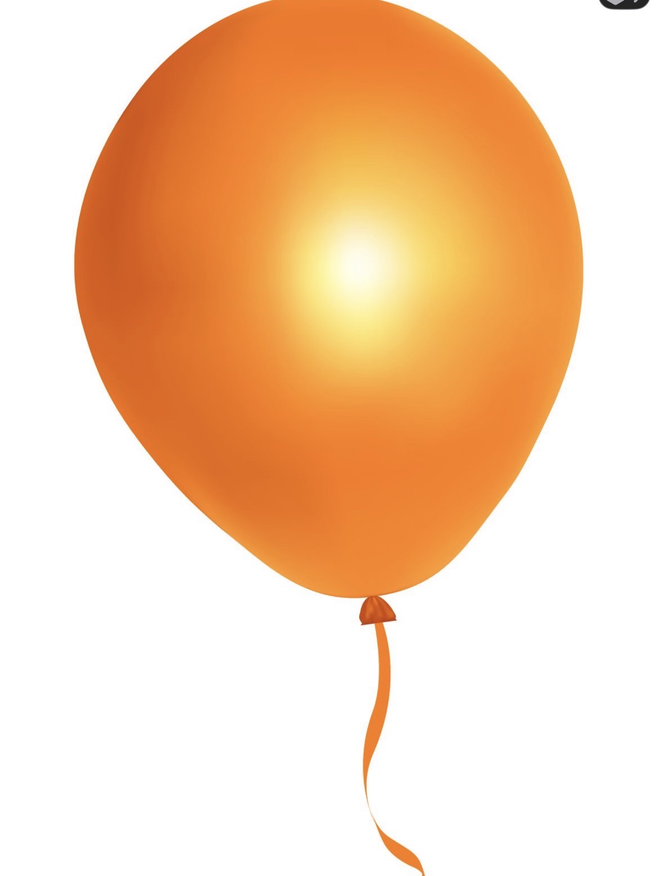 Elegant Party Balloon – orange
