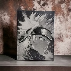 Toile NARUTO N&B #6