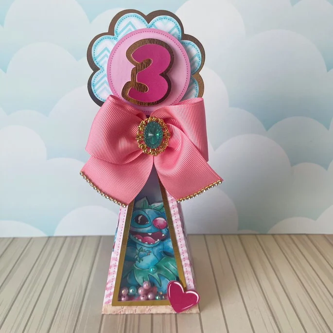 Caixa Piramide Shaker Stitch