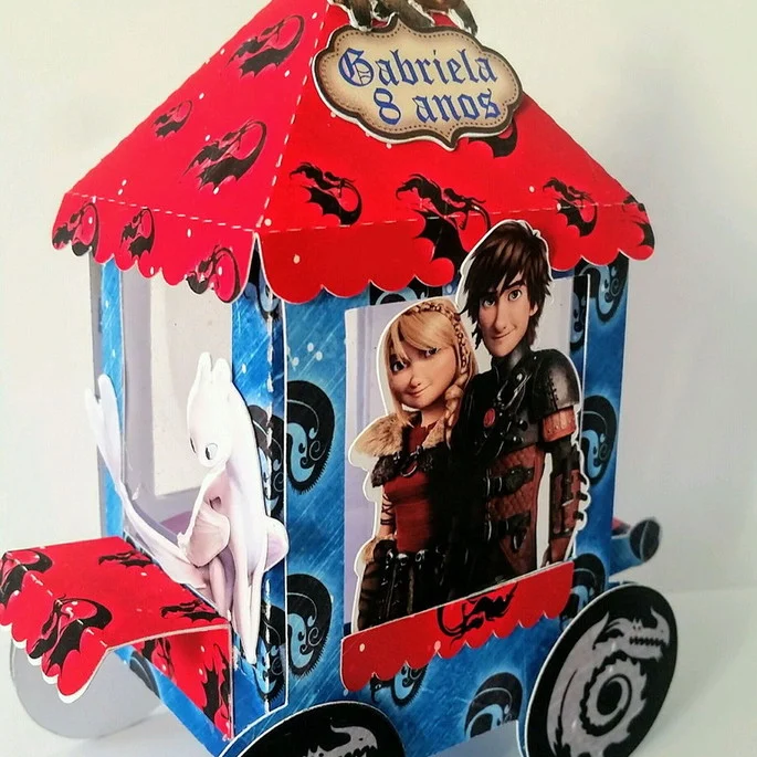 Carrinho de Pipoca Como Treinar o Seu Dragão 3