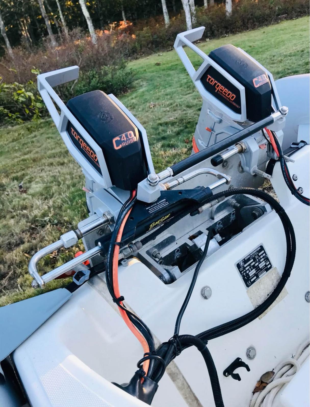 Used Torqeedo Twin Cruise 4.0  boat motors