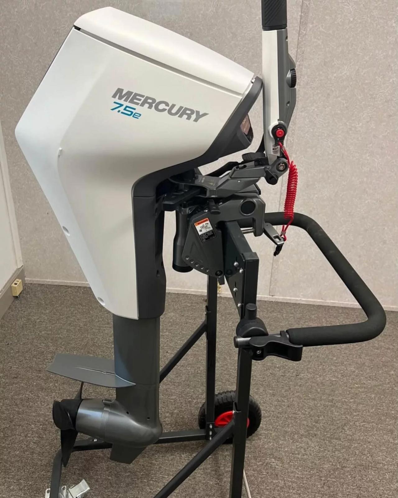 Used Mercury Avator 7.5e battery powered electric outboard.