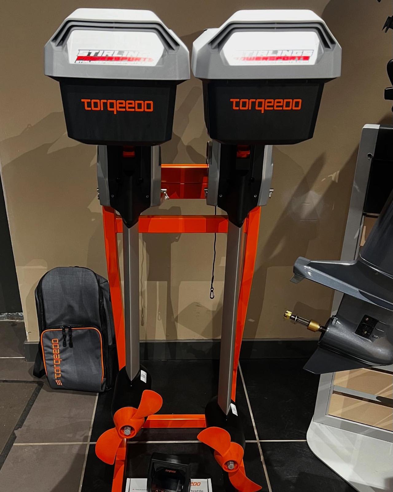  Used Twin Torqeedo outboard