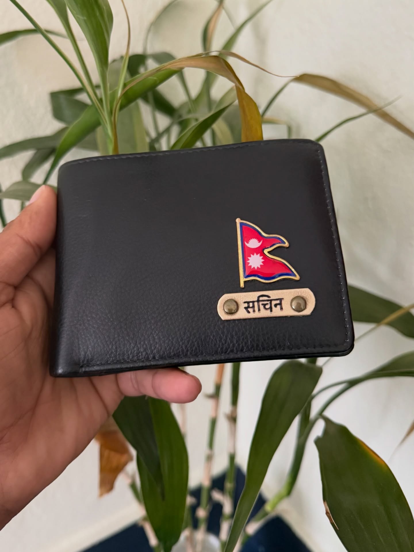 Customized Wallet – Nepali Name Engraving Wallet