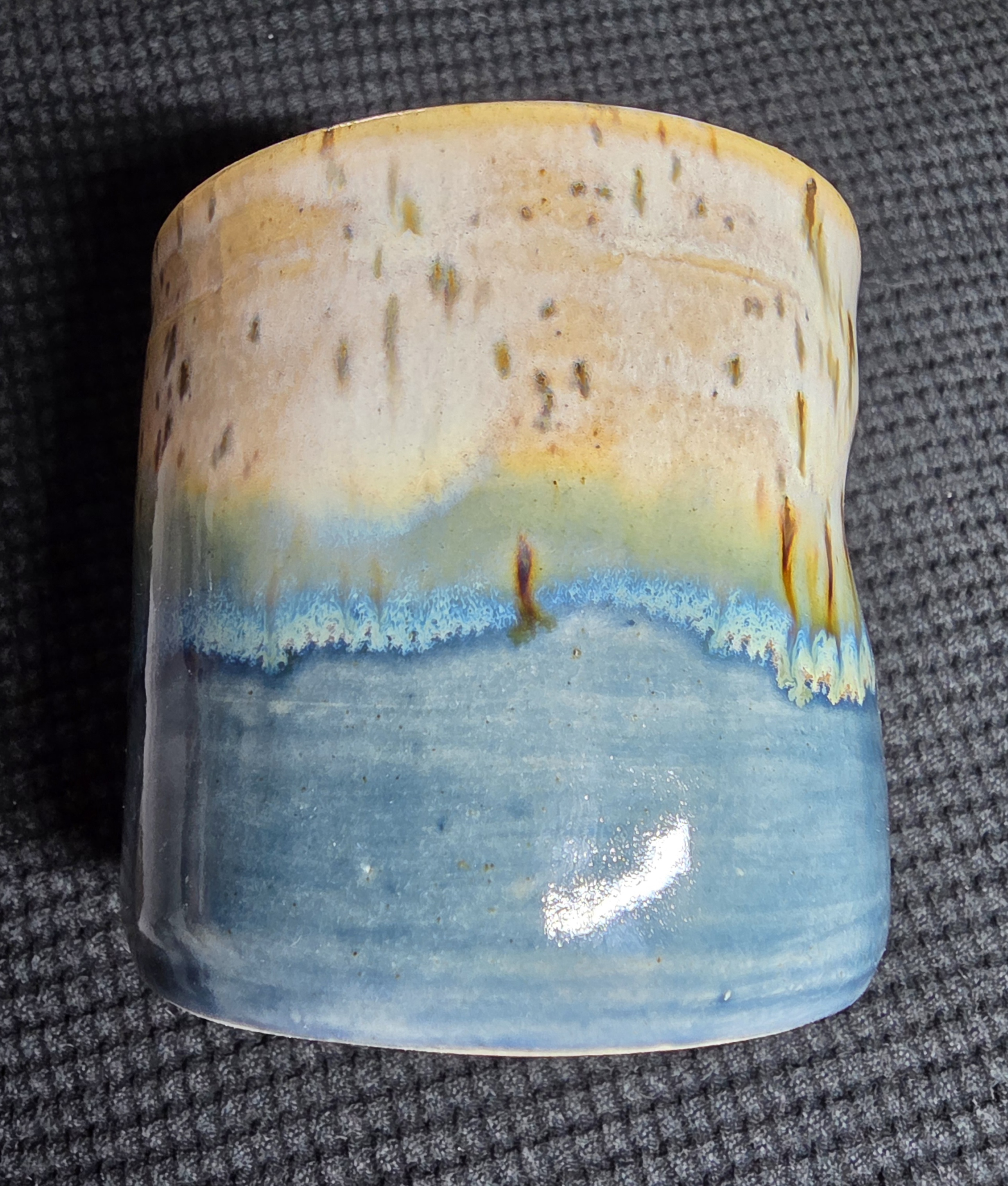Handcrafted Ceramic Mug, Traditional Tea Cup