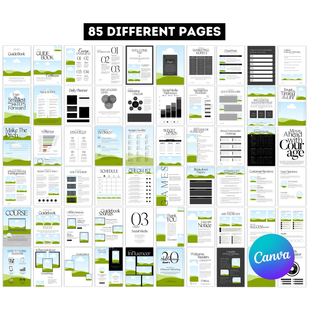 Ebook Canva Editable Template