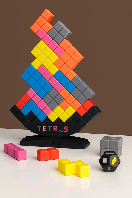 Tetris físico impresso em 3D – Diversão clássica
