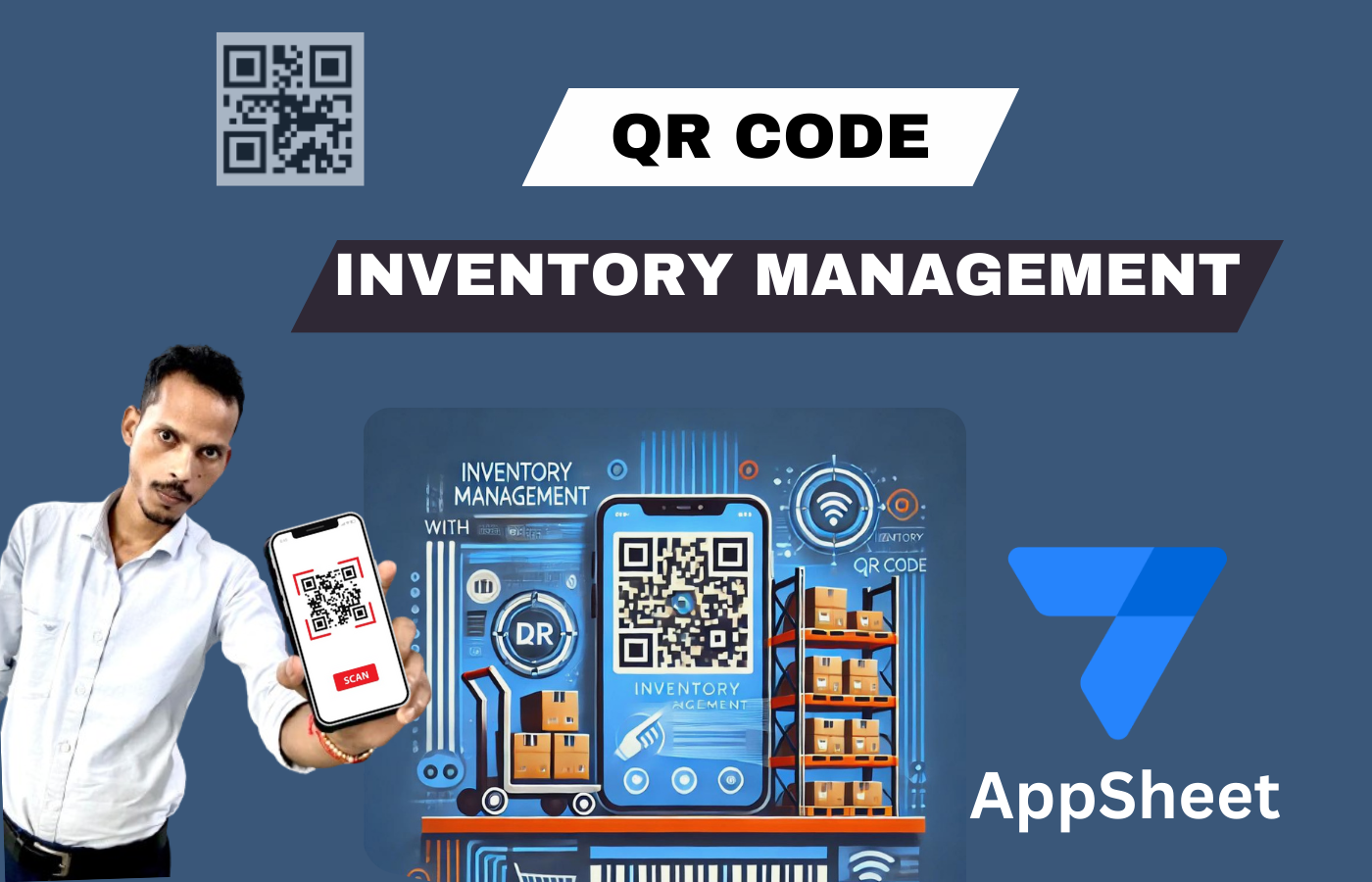 Digital Inventory Management System | QR Code Stock In/Out | AppSheet | INVS-101
