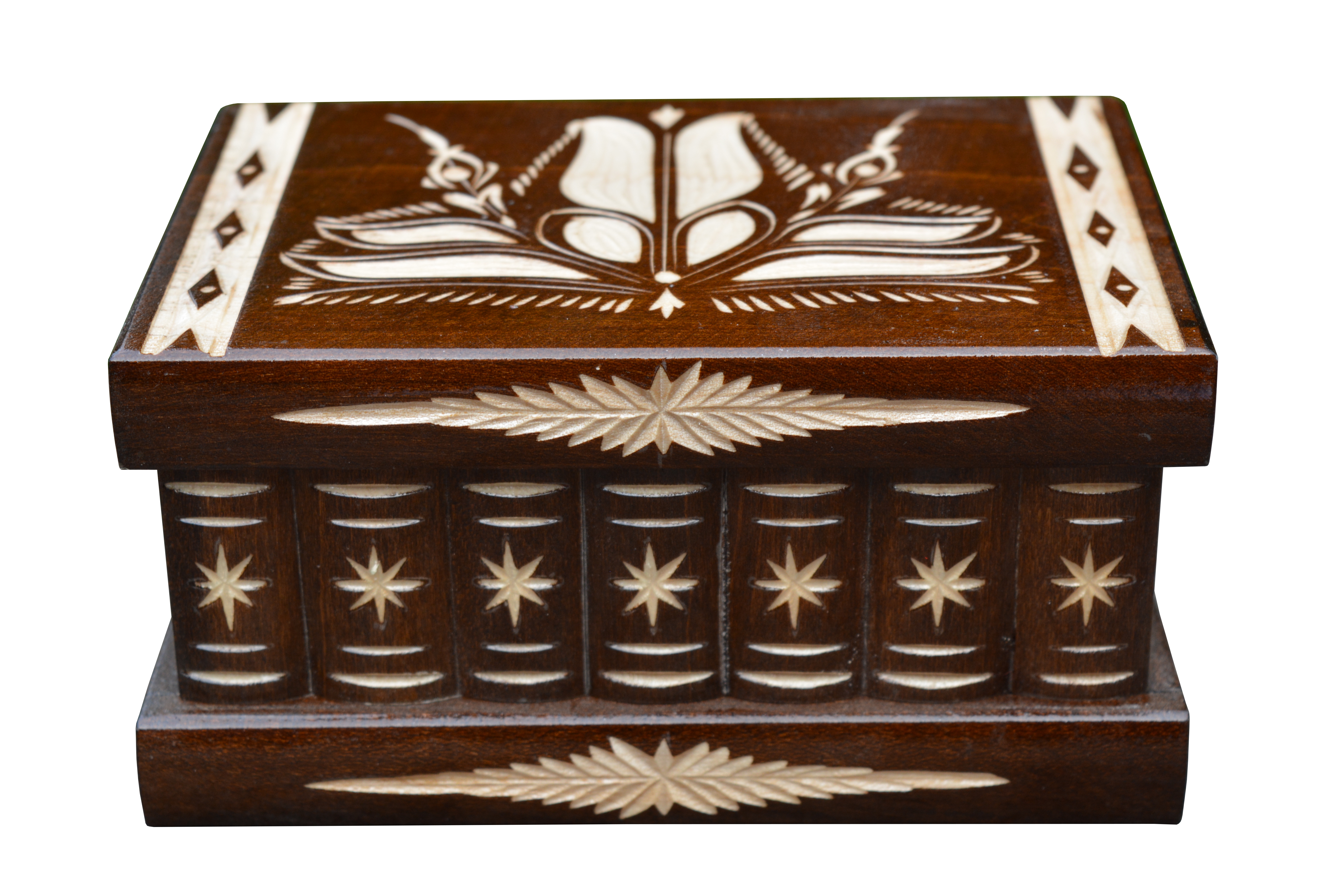 L size Hungarian Puzzle Box - Brown