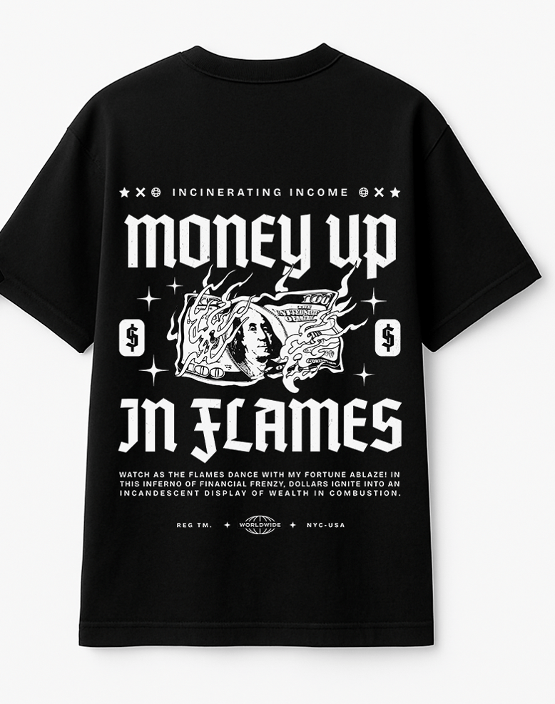 Money Up Unisex oversized T-Shirt