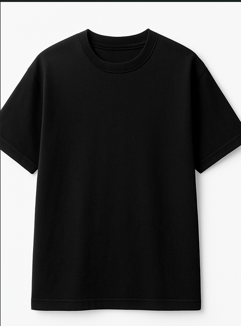 Black Unisex Oversized T-Shirt