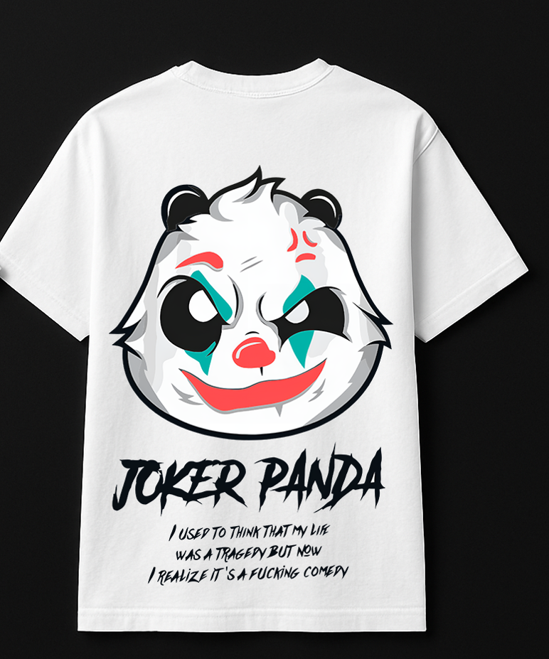 Joker Panda Unisex oversized T-Shirt