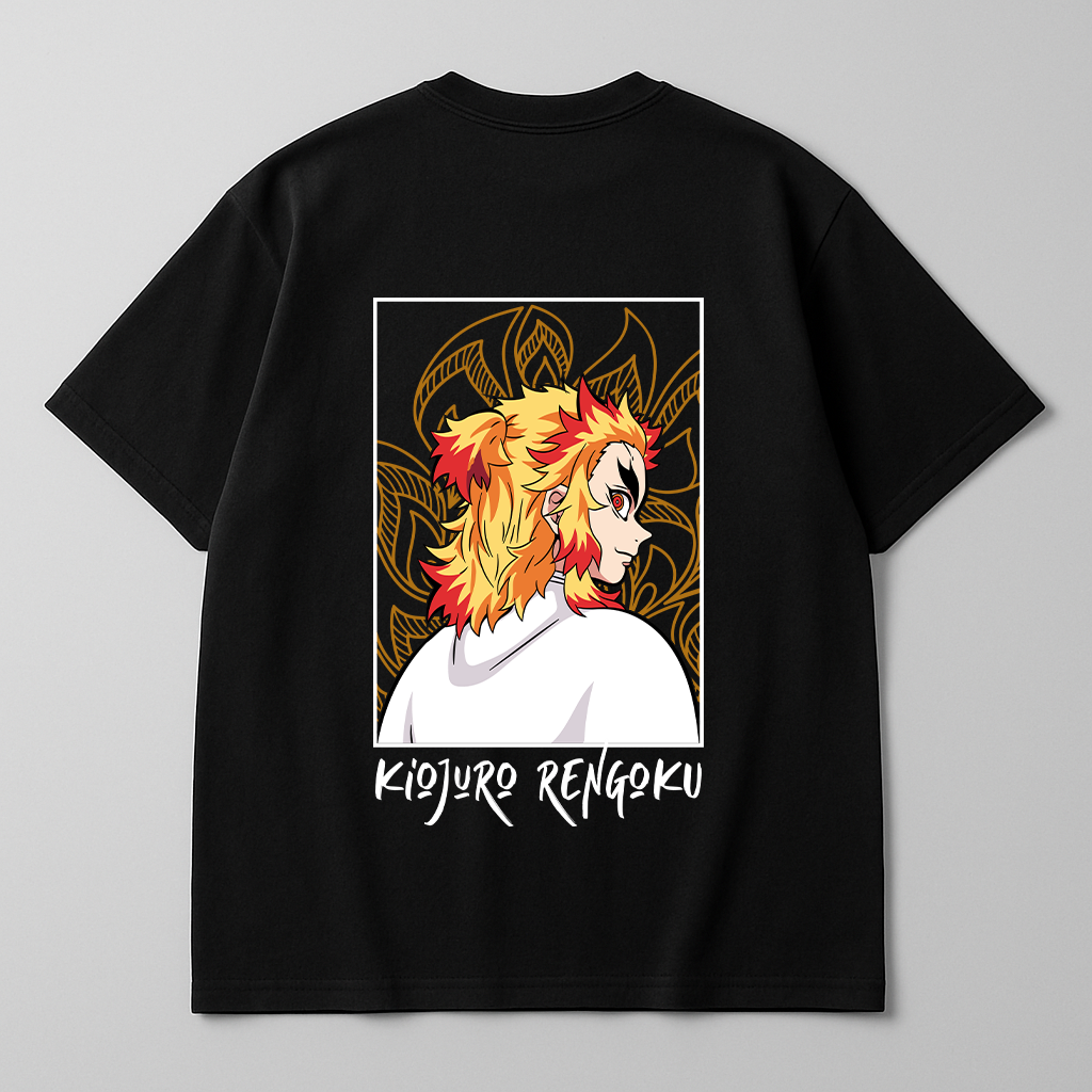 Kyojuro Rengoku Anime Oversized UnisexT-Shirt