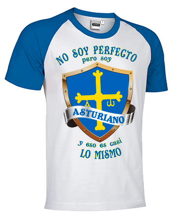 Camiseta 'Asturiano' con escudo