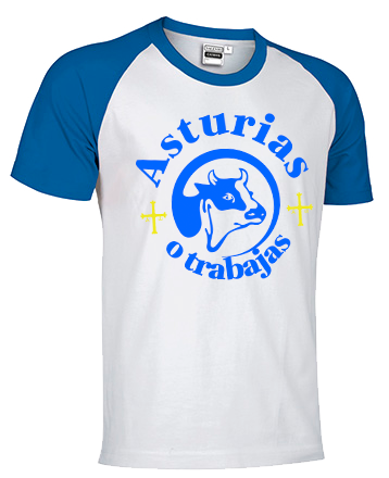 Camiseta Asturias o trabajas