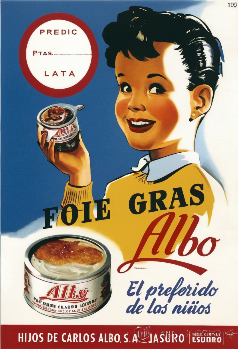 Cartel Aluminio 20x30 Foie Gras Albo