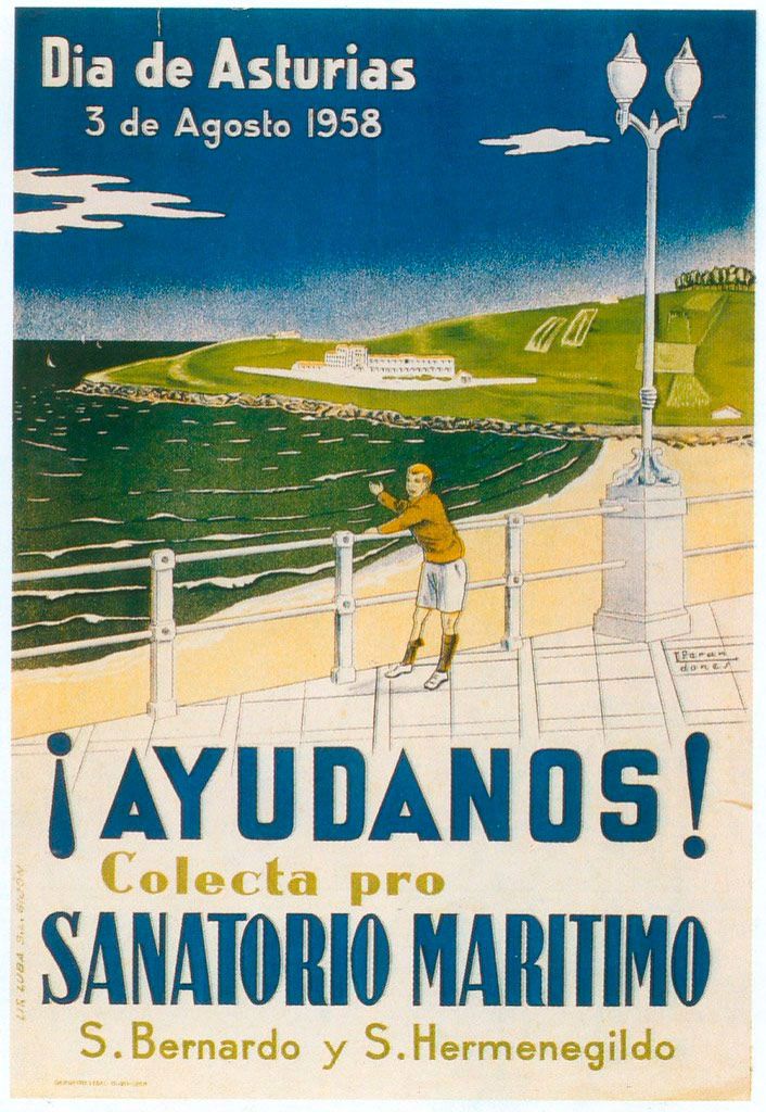 Cartel Aluminio Gijón 1958