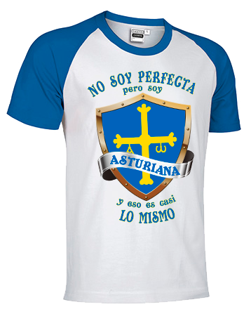 Camiseta 'No soy perfecta, pero soy asturiana'