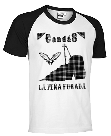 Camiseta bicolor Candás La Peña Furada