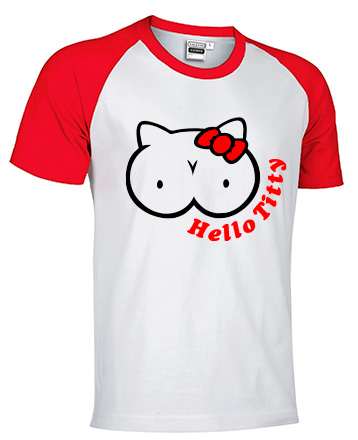 Camiseta divertida Hello Titty