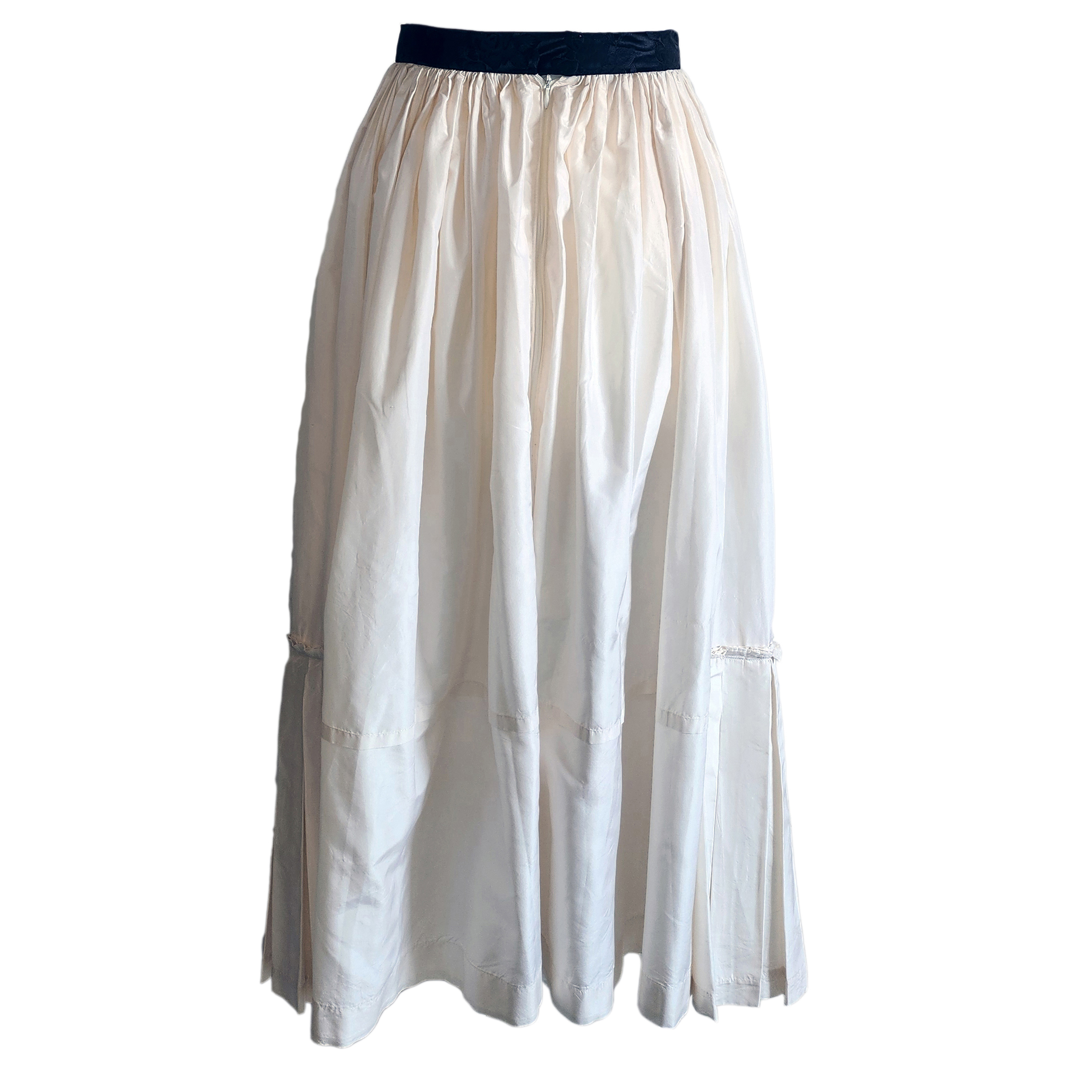 Ivory Edwardian Petticoat Style Skirt