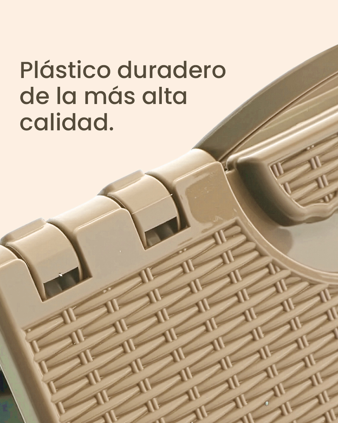 Banco plegable de plástico