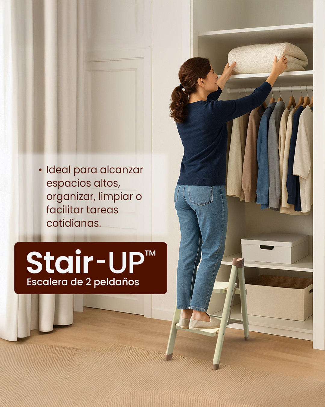 Escalera de 2 peldaños