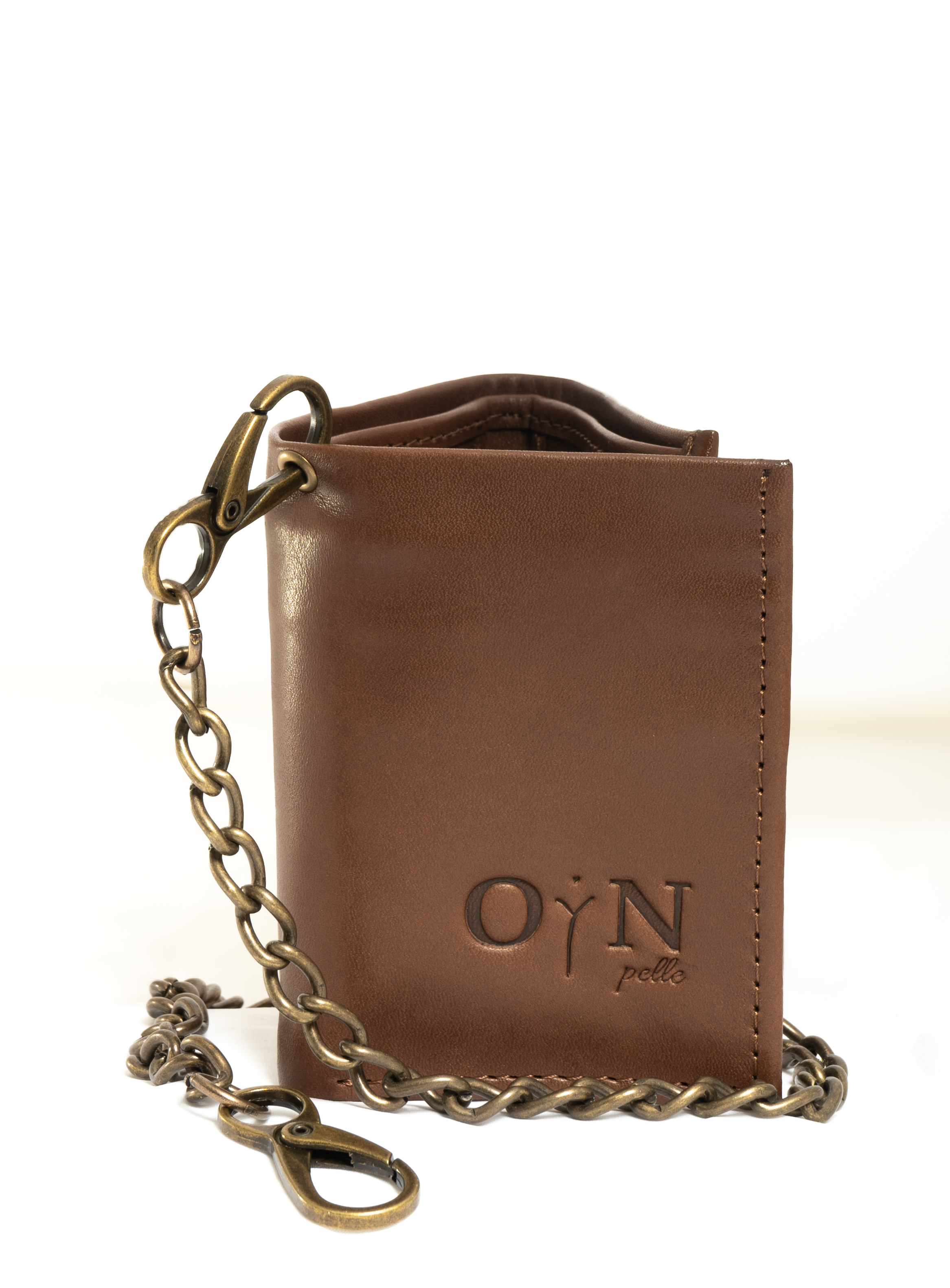 Billetera/cartera triple (con cadena)