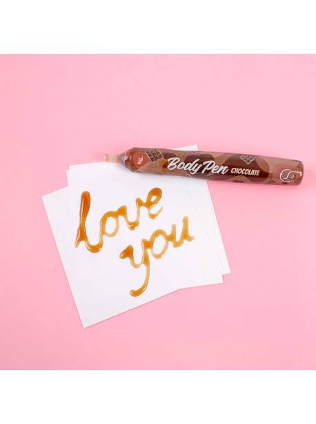 Stylo gourmand à l’encre comestible - Saveur Chocolat ou Fraise