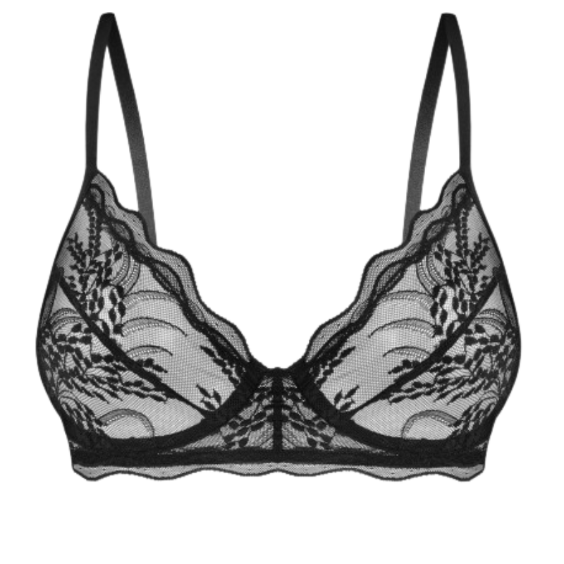 Soutien-gorge Périsia – Minimalisme & Élégance Noire