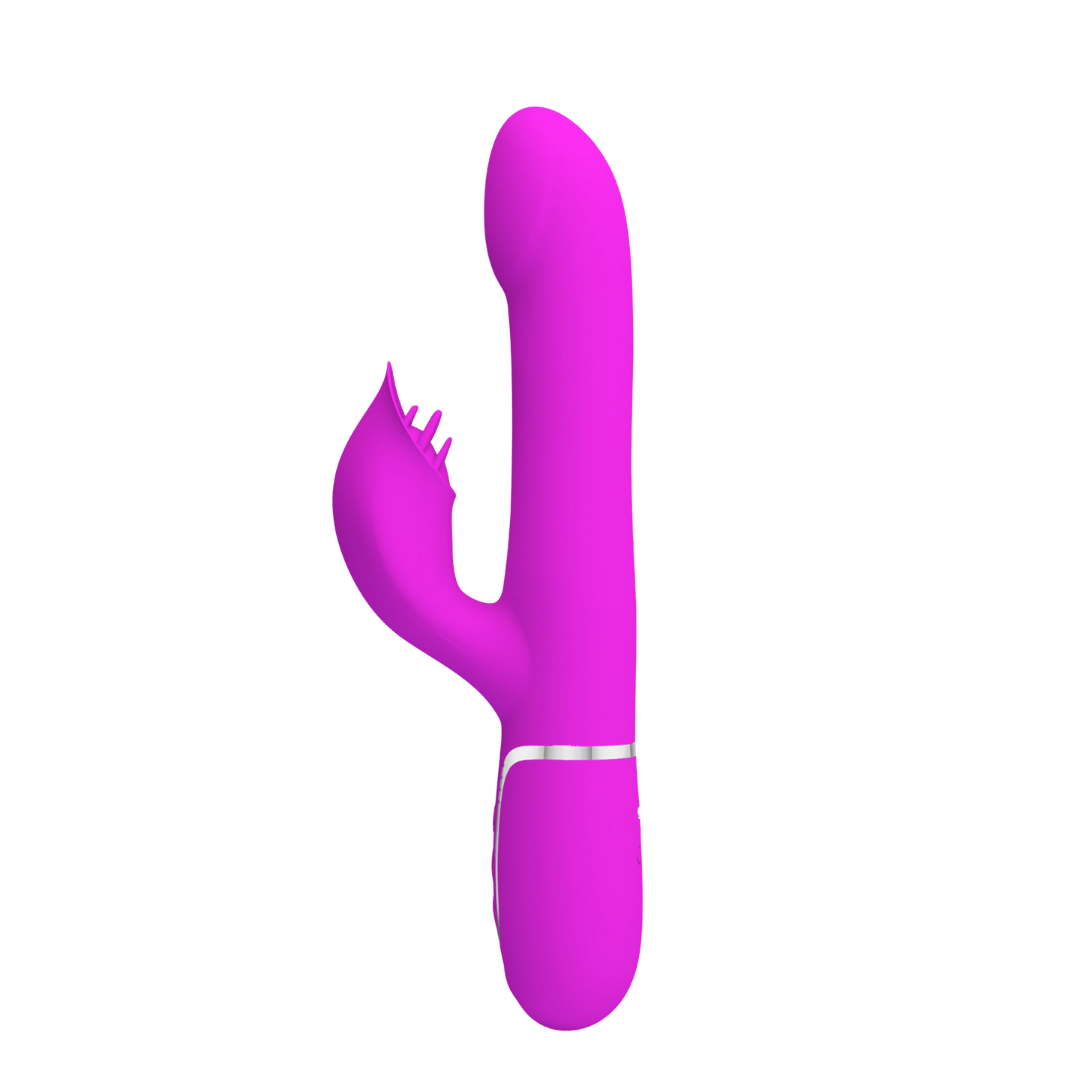 💜 Falin – Vibromasseur Rabbit 4-en-1 avec Billes Massantes