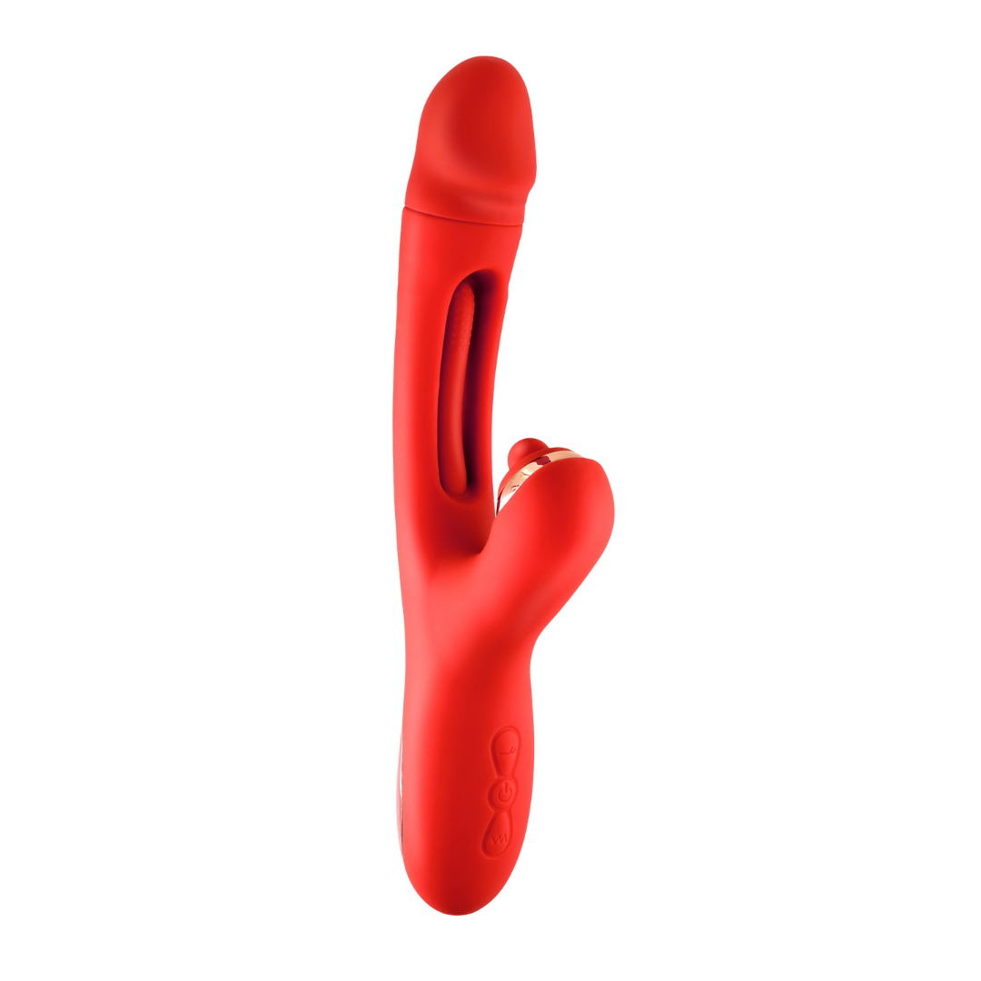  Joyfully – Vibromasseur Rabbit 3-en-1 avec Tapotements