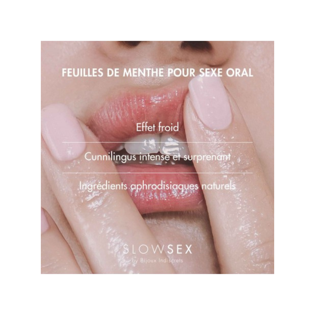 Feuilles de Menthe pour Sexe Oral – Slow Sex – 7 unités