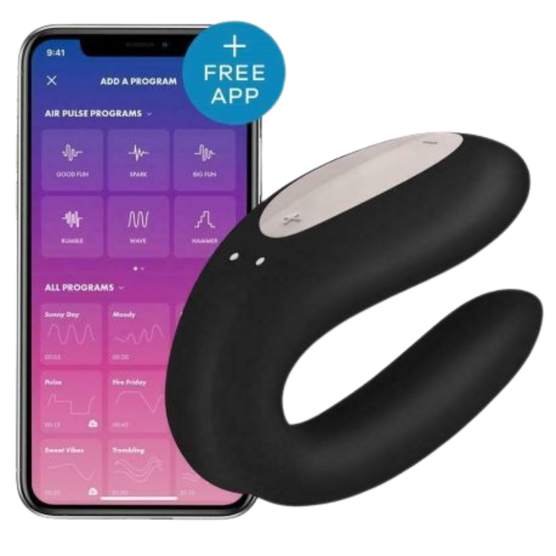 Satisfyer Double Joy – Vibromasseur Connecté pour Couples